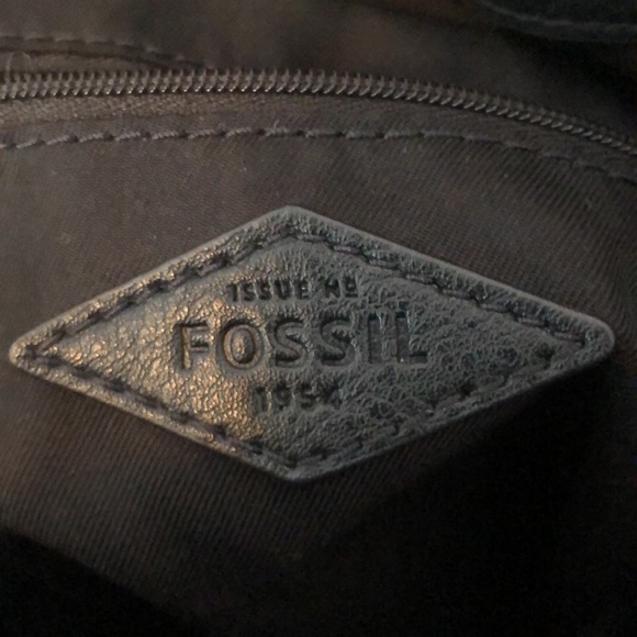Ladies satchel style Bag  Fossil Brand All Leather - Picture 4 of 11